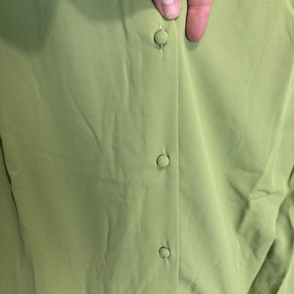 41 Hawthorn Stitch Fix Short Sleeve Dress Size 3X Womens Sage Green NWT - Picture 6 of 9